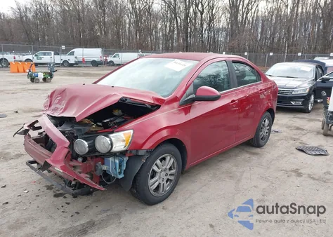 2012 Chevrolet Sonic 2Lt из США, поврежденный, VIN 1G1JC5SH7C4127667